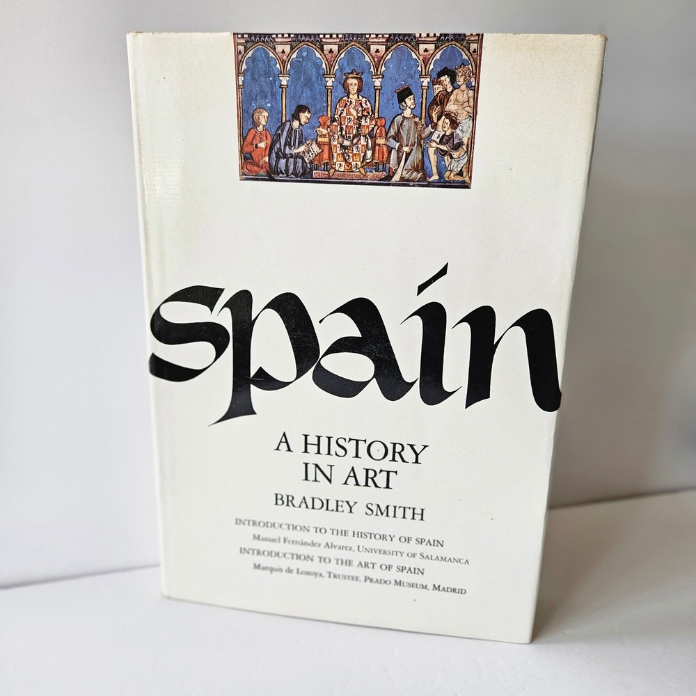 Vtg Spain A History in Art Hardcover DJ Book 1966 First Printing